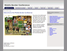 Tablet Screenshot of middleborderconference.org